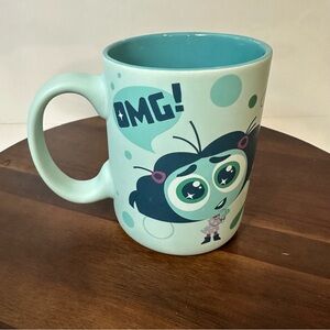 Disney Pixar Inside Out “Disgust” Mug 16oz “You’re So Lucky!” Green & Teal